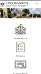 Mobile Screenshot of holyinnocentshs.com